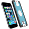 Protège-écran verre trempé Force Glass fumé pour iPhone 5/5S/SE et kit de pose