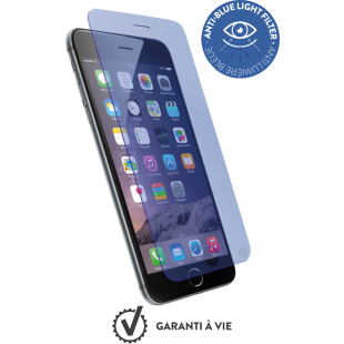 Protège-écran verre trempé Force Glass anti-bleu pour iPhone 7/8 et kit de pose