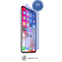 Protège-écran verre trempé Force Glass anti-bleu pour iPhone X/XS et kit de pose