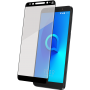 Protège-écran en verre trempé au contour noir pour Alcatel 3X 5058