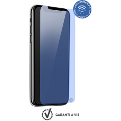 Protège-écran en verre trempé Force Glass anti-bleu pour iPhone XS Max