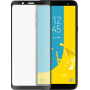 Protège-écran en verre trempé 2.5D contour noir pour Samsung Galaxy J6+ 2018