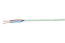 ICC flexible electric cable VMVS flat (H03VVH2-F) 100 m white