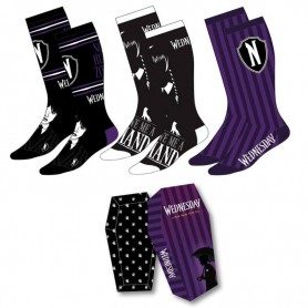 Wednesday pack 3 adult socks