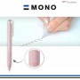 TOMBOW Stylo bille rtractable \"MONO graph Lite\", bleu