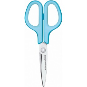 PLUS JAPAN Ciseaux universels FITCUT CURVE, 175 mm, bleu
