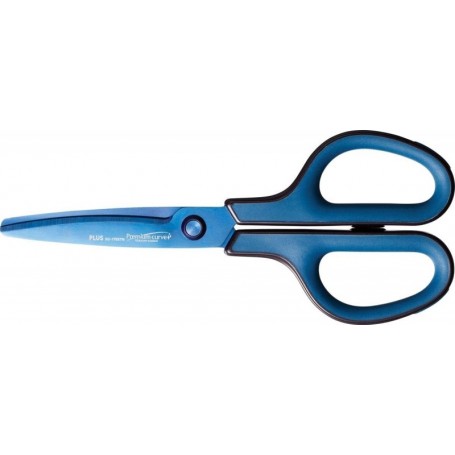 PLUS JAPAN Ciseaux universels FITCUT CURVE Titanium, bleu