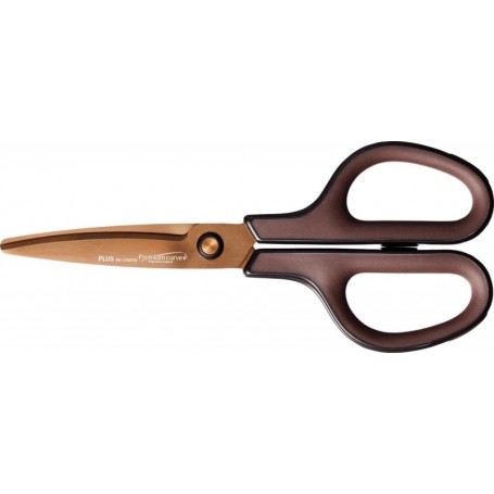 PLUS JAPAN Ciseaux universels FITCUT CURVE Titanium, marron