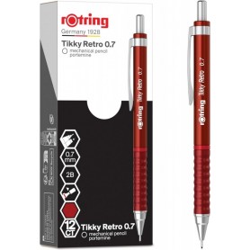 rotring Porte-mines Tikky Retro, 0,7 mm, rouge