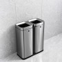 helit Poubelle de tri slectif \"the twin bin\", 2 x 30 litres