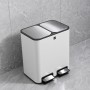 helit Poubelle de tri slectif \"the classy\", 2 x 12 litres