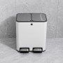 helit Poubelle de tri slectif \"the classy\", 2 x 12 litres