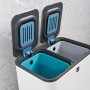 helit Poubelle de tri slectif \"the classy\", 2 x 12 litres