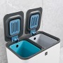 helit Poubelle de tri slectif \"the classy\", 2 x 12 litres