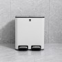 helit Poubelle de tri slectif \"the classy\", 2 x 12 litres