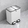 helit Poubelle de tri slectif \"the classy\", 2 x 12 litres