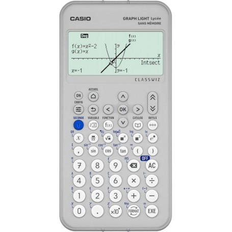 CASIO Calculatrice graphique GraphLight, cran 8 lignes