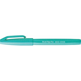 PentelArts Stylo feutre Brush Sign Pen SES15, vert meraude