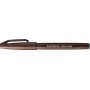 PentelArts Stylo feutre Brush Sign Pen SES15, marron fonc