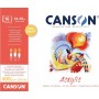 CANSON Bloc papier dessin \"Acrylic\", 240 x 330 mm, 400 g/m2