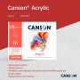 CANSON Bloc papier dessin \"Acrylic\", 300 x 400 mm, 400 g/m2