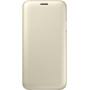 Etui à rabat Samsung EF-WJ730CF doré pour Galaxy J7 J730 2017