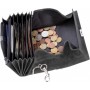 Alassio Portefeuille de serveur, en cuir velours, gris