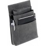 Alassio Portefeuille de serveur, en cuir velours, gris