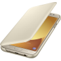 Etui à rabat Samsung EF-WJ730CF doré pour Galaxy J7 J730 2017