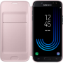 Etui à rabat Samsung EF-WJ530CP rose clair pour Galaxy J5 J530 2017