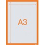 nobo Cadre magntique, A3, orange