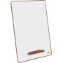 nobo Set d\'ardoises blanches, cadre en bois, A4, blanc
