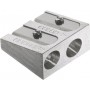 FABER-CASTELL Taille-crayon 2 trous en mtal, argent