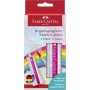 FABER-CASTELL Gel paillettes Arc-en-ciel, 2 tubes 12 ml