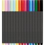 FABER-CASTELL Feutre fin GRIP FINEPEN, bote de 15