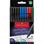 FABER-CASTELL Feutre fin GRIP FINEPEN, tui en carton de 10