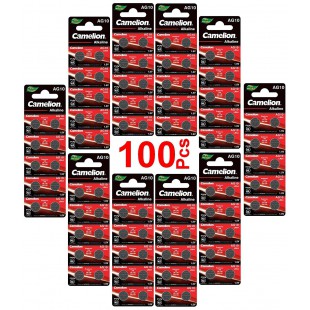 Lot de 10 : Paquets de 10 PILES bouton alcaline LR1130 AG10 Liseuses, Montres, calculatrices, caméras, pointeurs