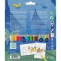 FABER-CASTELL Crayon de couleur Colour GRIP Dino, 18+6