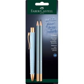 FABER-CASTELL Set d\'criture POLY BALL URBAN, bleu ciel