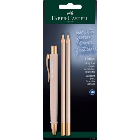 FABER-CASTELL Set d\'criture POLY BALL URBAN, rose