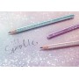 FABER-CASTELL Kit d\'criture GRIP SPARKLE, ros