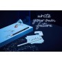 FABER-CASTELL Kit d\'criture GRIP SPARKLE, bleu ciel