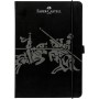 FABER-CASTELL Carnet, A5, quadrill, noir