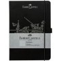 FABER-CASTELL Carnet, A5, quadrill, noir