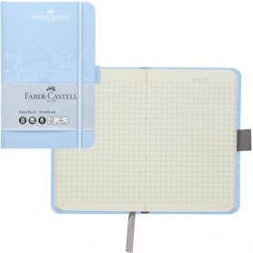 FABER-CASTELL Carnet, A6, quadrill, bleu ciel