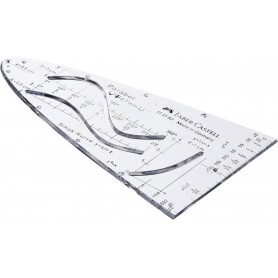 FABER-CASTELL Parabole, transparent, plastique