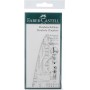 FABER-CASTELL Parabole, transparent, plastique
