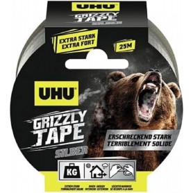 UHU Ruban adhsif toil en PE GRIZZLY TAPE, 49 mm x 25 m