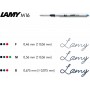 LAMY Recharge grand volume pour stylo bille M16, M, noir