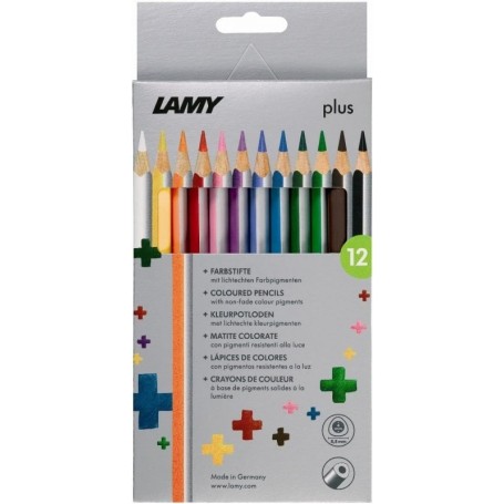 LAMY Crayon de couleur triangulaire plus, tui carton de 12